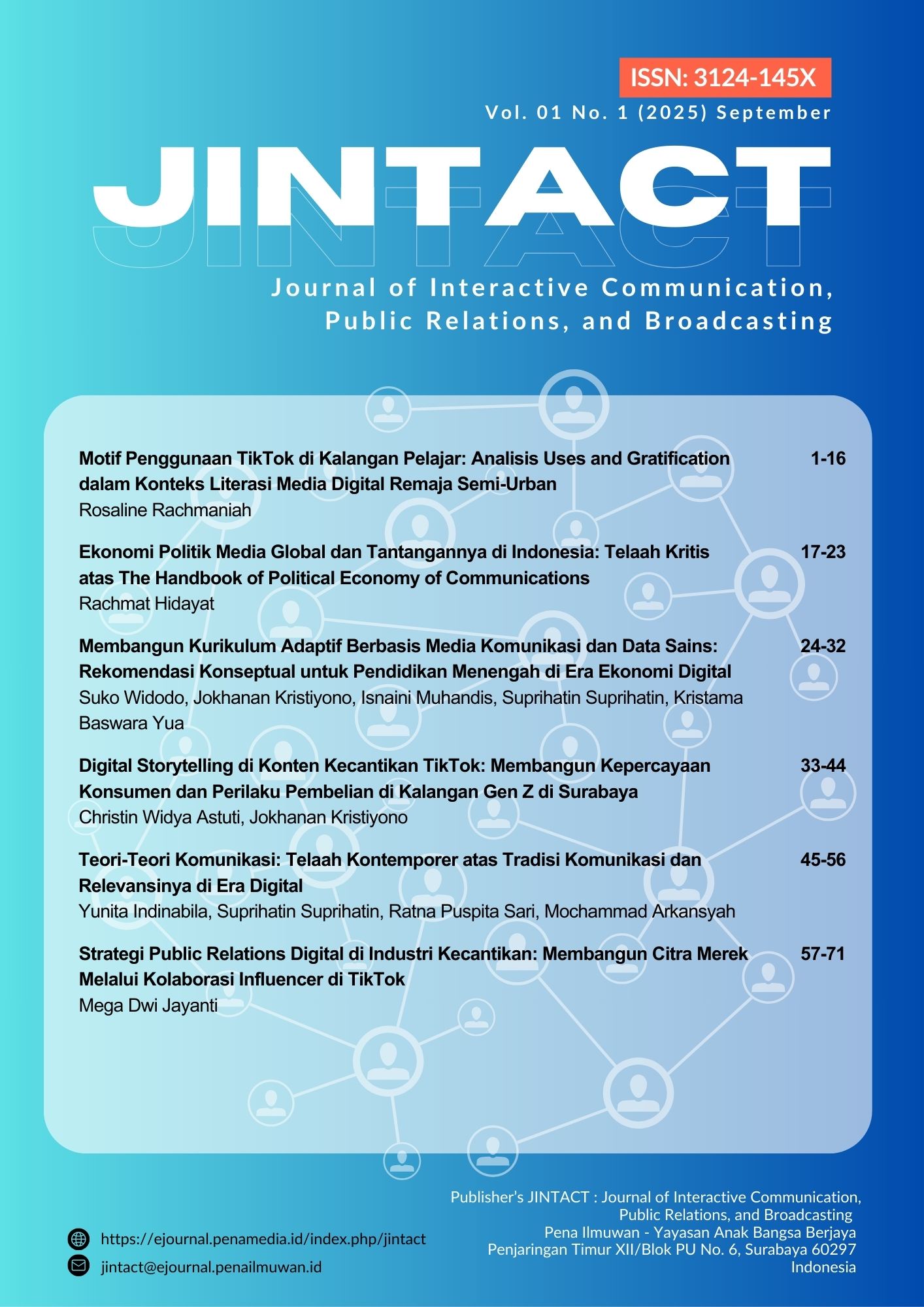 Journal of Interactive Communicaton, Public Relations and Broadcasting